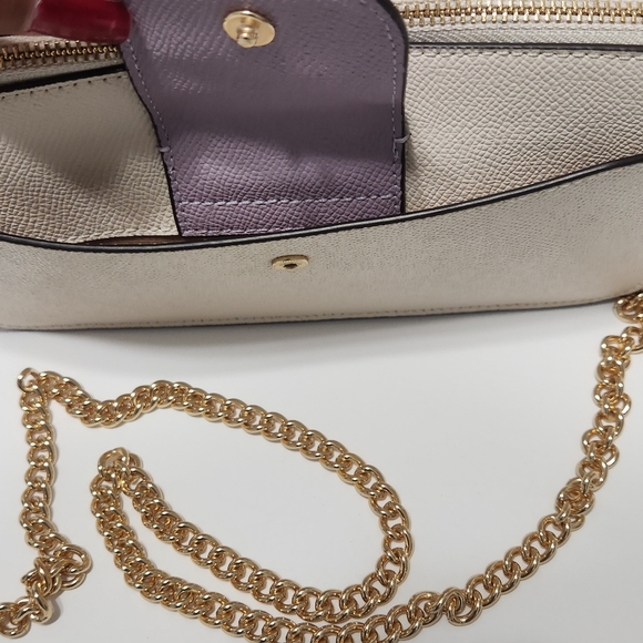 Coach Purse, Poppy Crossbody With Card Case In Colorblock NWT - Picture 4 of 10